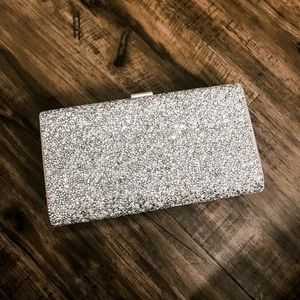 ✨Silver Sparkle Evening Clutch
